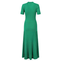 LORO KNIT DRESS - GREEN - Lani Lou Brand